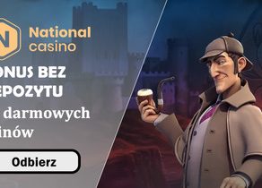 Offer od kasyno National – 10 darmowych spinów bez depozytu!
